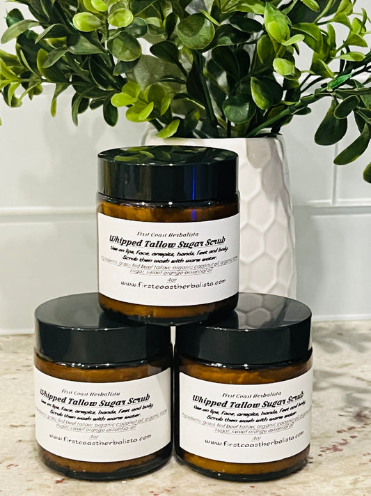 Whipped Tallow Sugar Scrub
